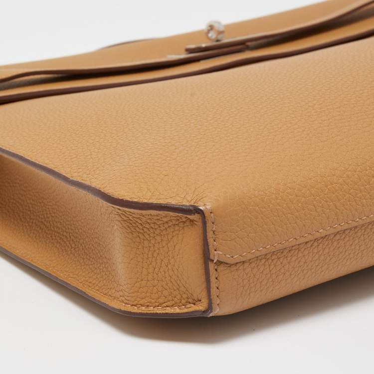 Pre Owned Hermès Sesame Togo Leather Kelly Depeches 36 Briefcase