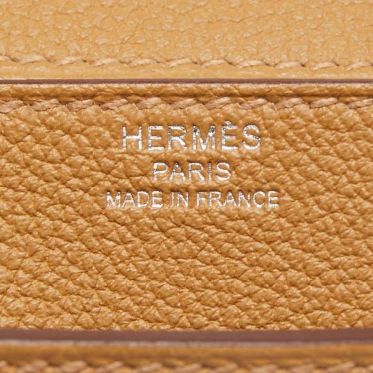 Pre Owned Hermès Sesame Togo Leather Kelly Depeches 36 Briefcase