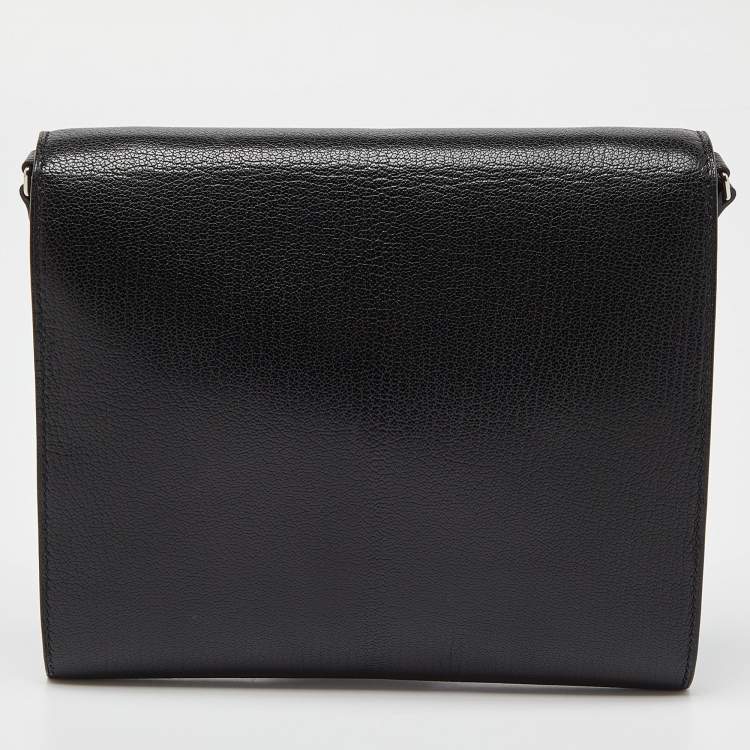 Pre Owned Hermes Black Chevre de Coromandel Leather Cinhetic To Go Wallet
