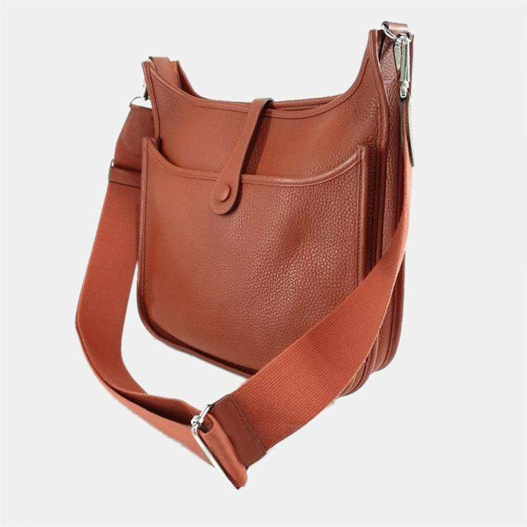 Hermes Evelyne 29 Clemence Leather Shoulder Bag
