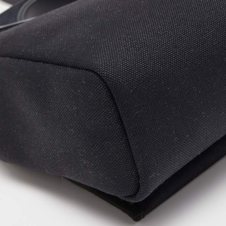 Pre Owned Hermès Black Canvas and Leather Herbag Zip 39 Bag