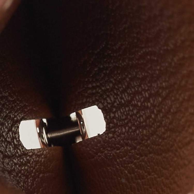 مملوكة مسبقًا Hermes Gold Epsom Lather Diablo Card Holder