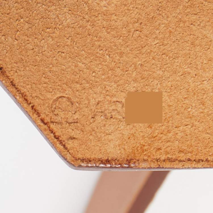 Pre Owned Hermès Fauve/Cassis/Tosca Canvas and Leather Herbag Zip 39 Bag