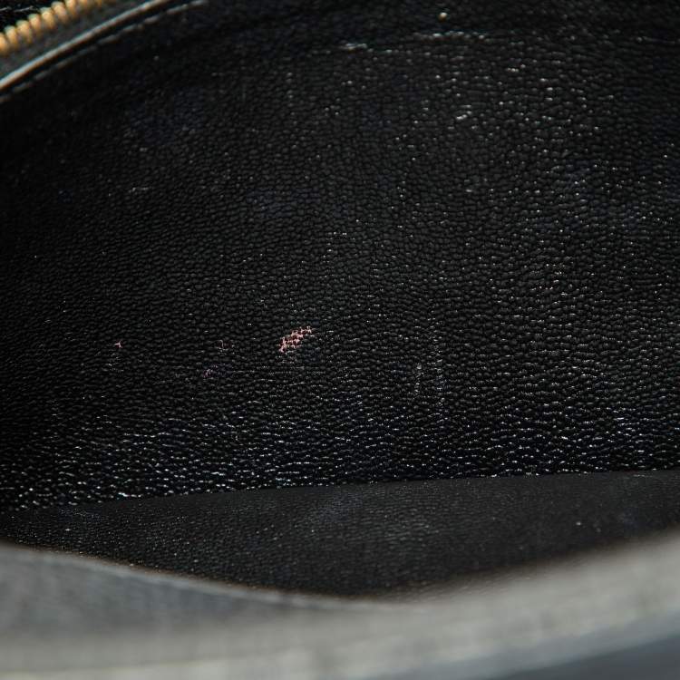 مملوكة مسبقًا Hermes Black Taurillon Clemence Leather Gold Finish Birkin 35 Bag