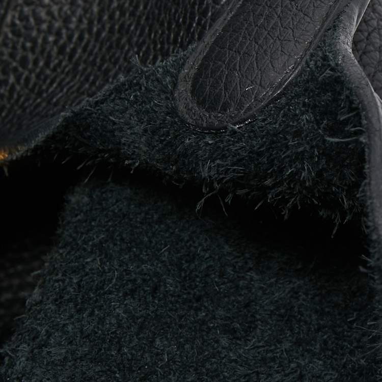 Pre Owned Hermes Black Taurillon Clemence Leather Picotin Lock 22 Bag