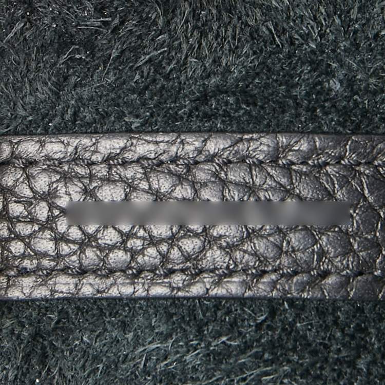 Pre Owned Hermes Black Taurillon Clemence Leather Picotin Lock 22 Bag