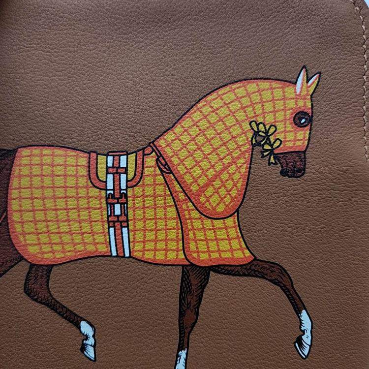 Pre Owned Hermes Carre Pocket Pouch (D) bag