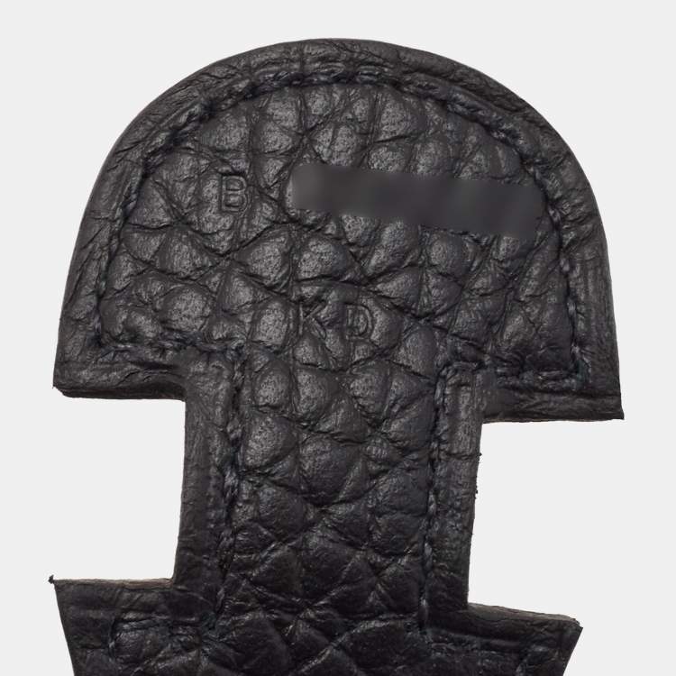 Pre Owned Hermes Noir Togo Leather Evelyne III PM Bag