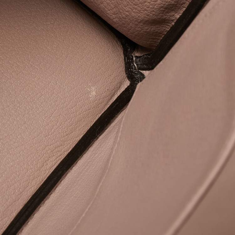 Pre Owned Hermes Glycine Taurillon Clemence Leather Gold Finish Birkin 30 Bag