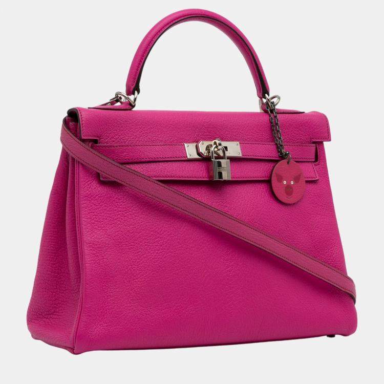 Hermes pink clearance kelly bag