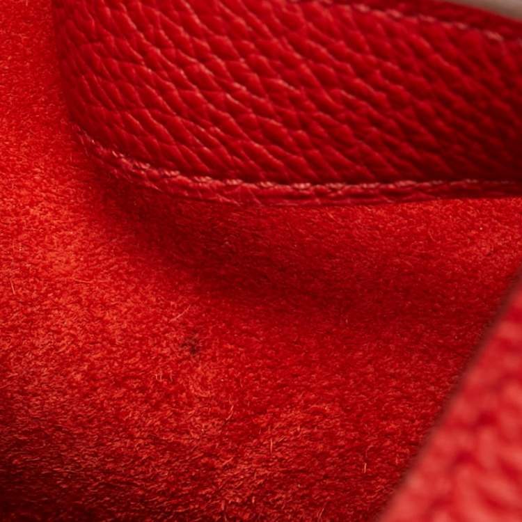 Pre Owned Hermès Rouge Tomate Togo Leather Picotin Lock 18 Bag