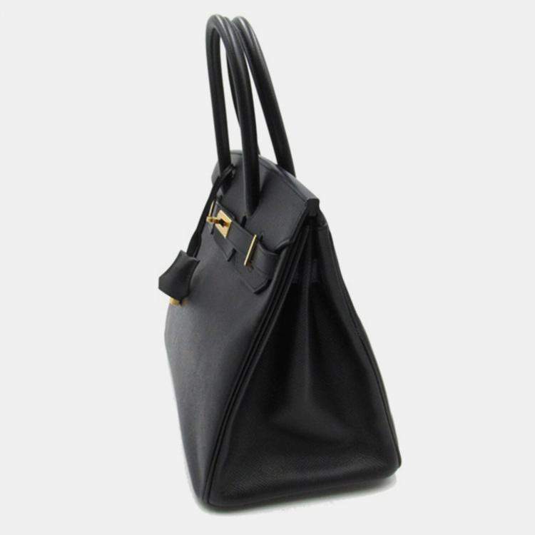 hermes black tote bag