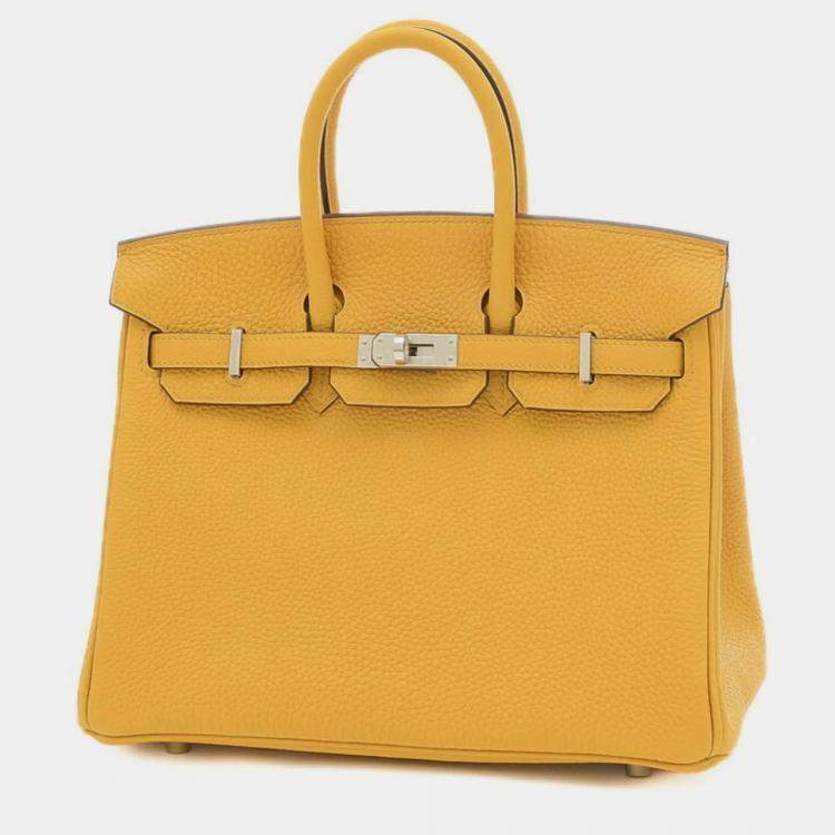 birkin 25 jaune ambre