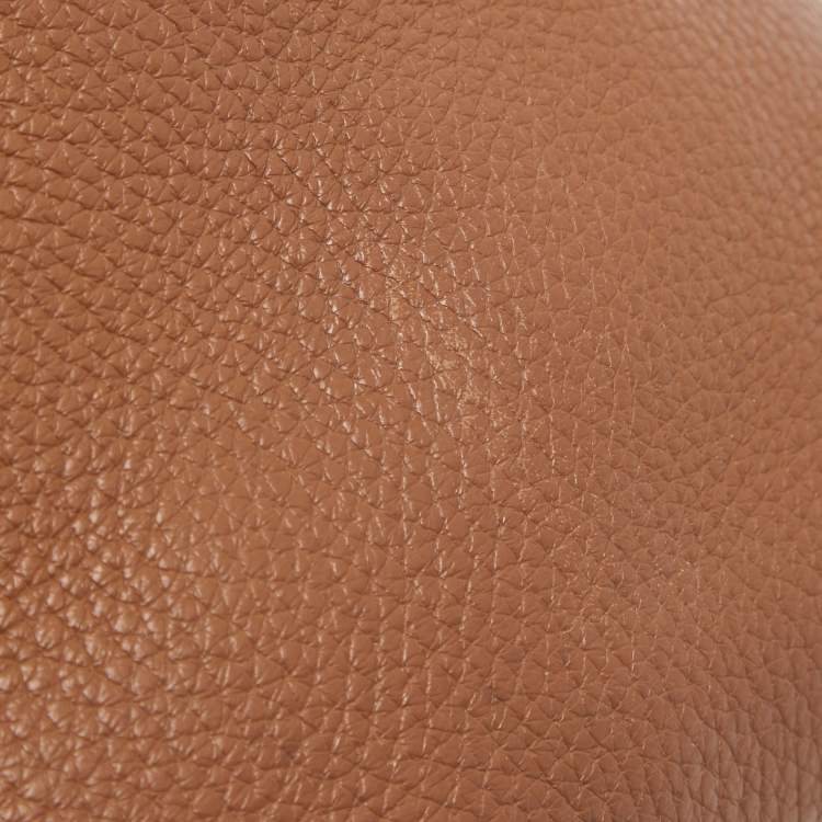 مملوكة مسبقًا Hermes Gold Togo Leather Picotin Lock 18 Bag