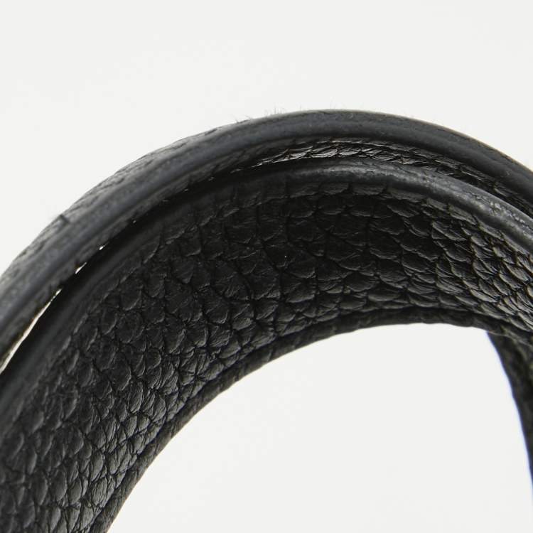 Pre Owned Hermes Noir Taurillon Clemence Leather Picotin Lock 18 Bag