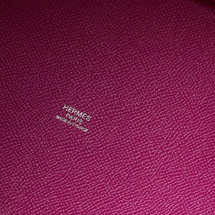 Pre Owned Hermès Magnolia/Bleu Saphir/Crate Leather Tressage Lock 22 Bag