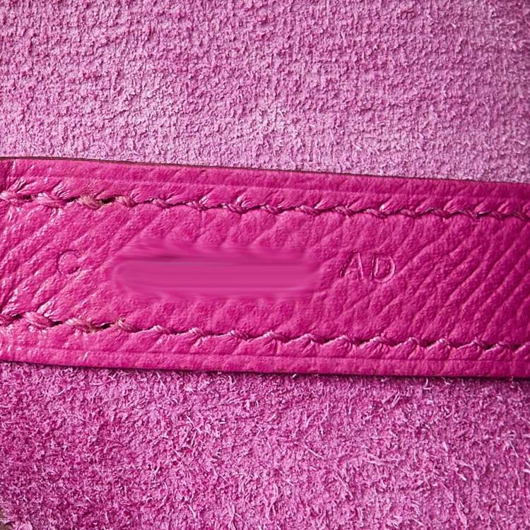 Pre Owned Hermès Magnolia/Bleu Saphir/Crate Leather Tressage Lock 22 Bag