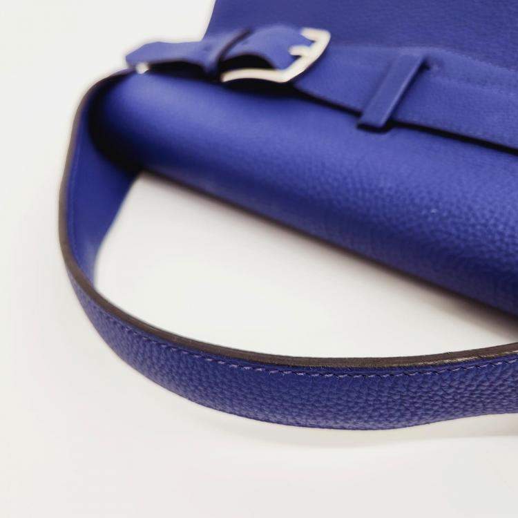 Pre Owned Hermes Purple Leather Etribelt Bag