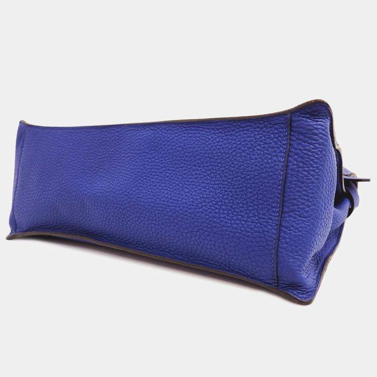 Pre Owned Hermes Purple Leather Etribelt Bag