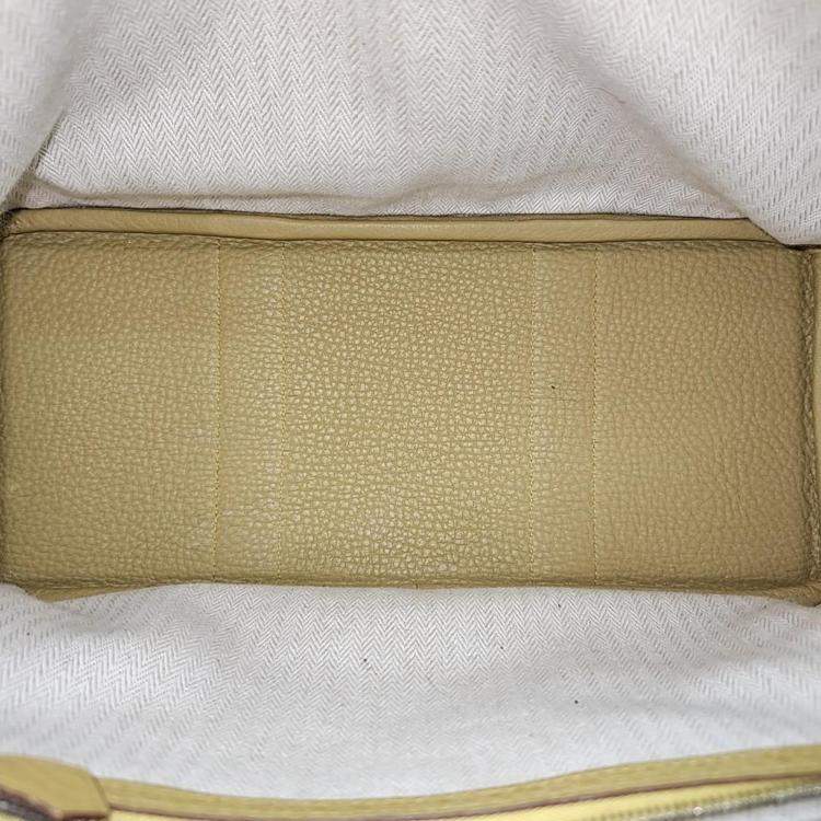 Pre Owned Hermes Beige Negonda Leather Garden Party 30 Tote Bag