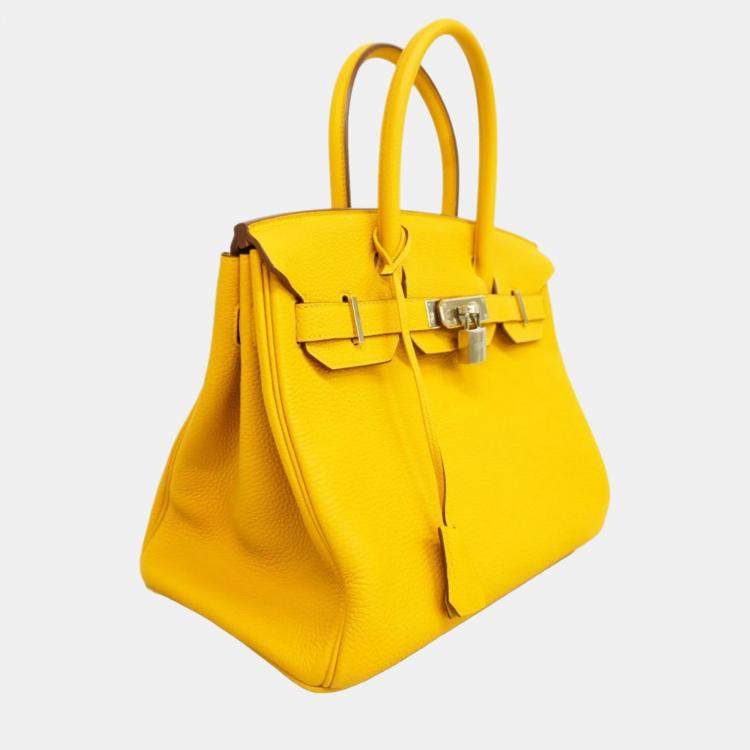 Hermes birkin yellow best sale