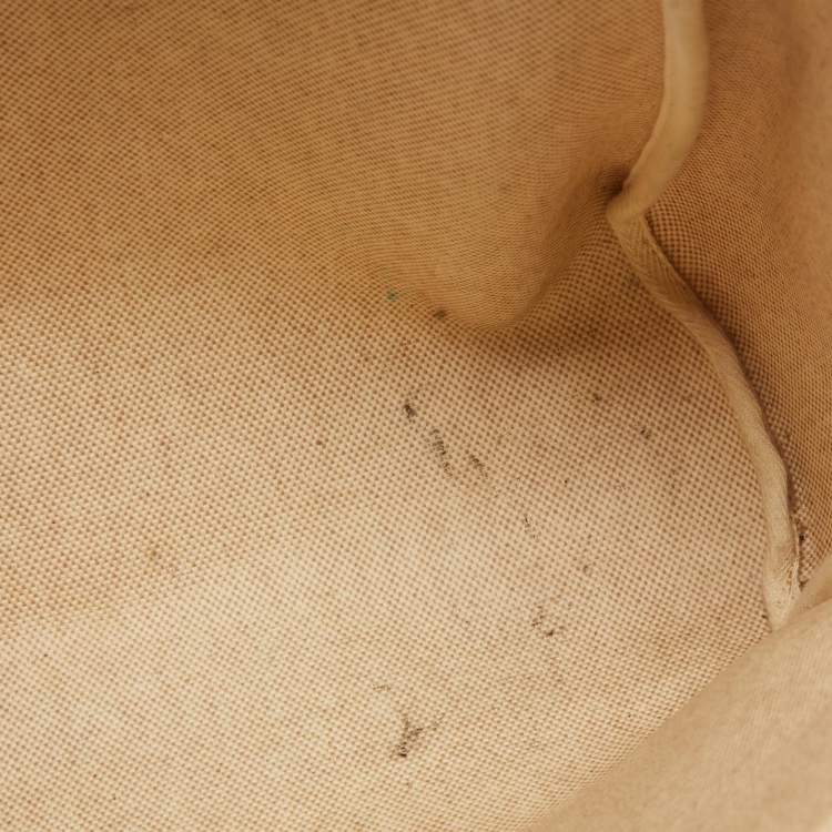 Pre Owned Hermes Natural Canvas and Leather 2-in-1 Herbag Backpack