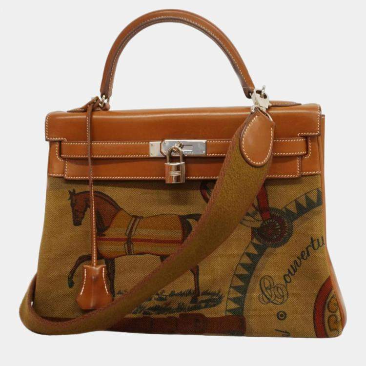 Hermes bag with horse print best sale