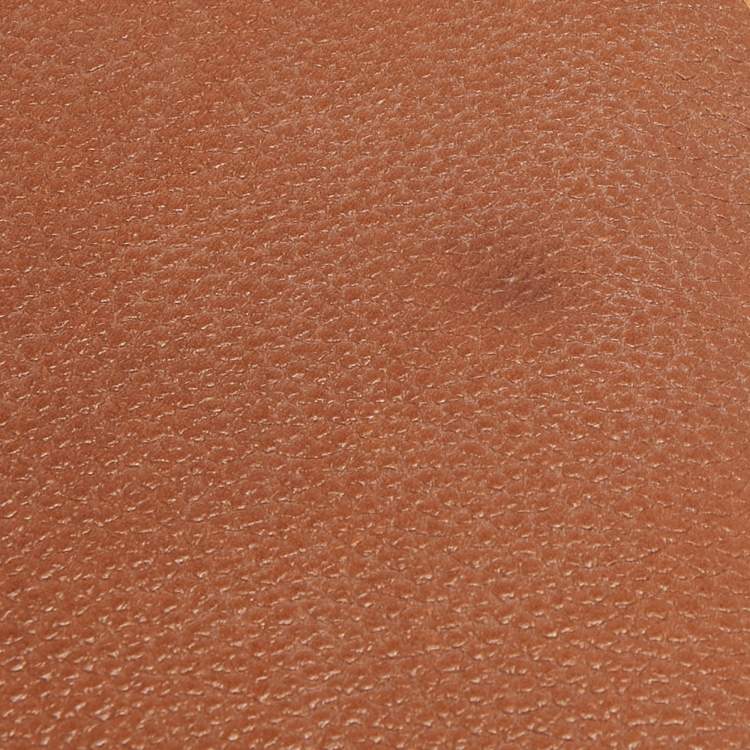 Pre Owned Hermes Fauve/Chevre Pink Barenia Leather Saut Bag