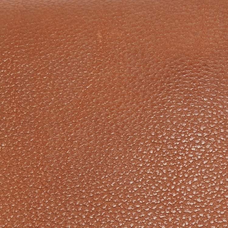 Pre Owned Hermes Fauve/Chevre Pink Barenia Leather Saut Bag
