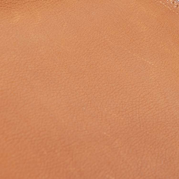 Pre Owned Hermes Fauve/Chevre Pink Barenia Leather Saut Bag