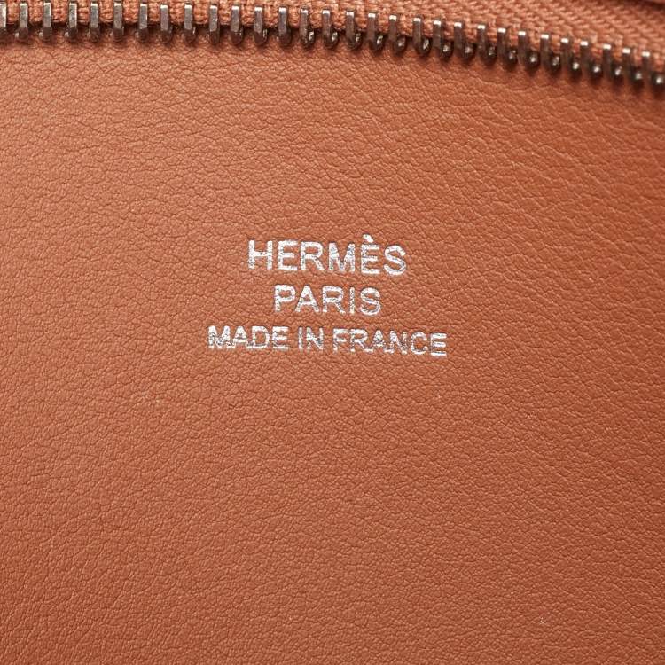Pre Owned Hermes Gold Swift Leather L'Epopee Backpocket Pouch