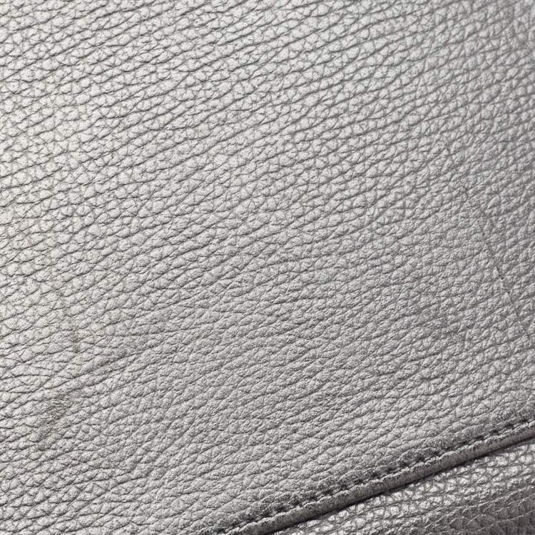 Pre Owned Hermes Noir Togo Leather Palladium Finish Kelly Retourne 35 Bag