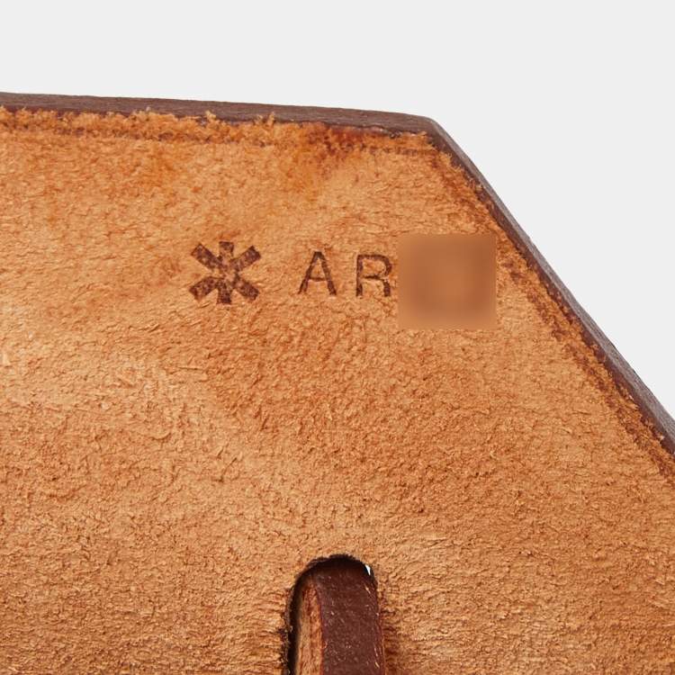 Pre Owned Hermès Beige/Fauve Toile Canvas and Vache Hunter Leather Herbag Zip 39 Bag