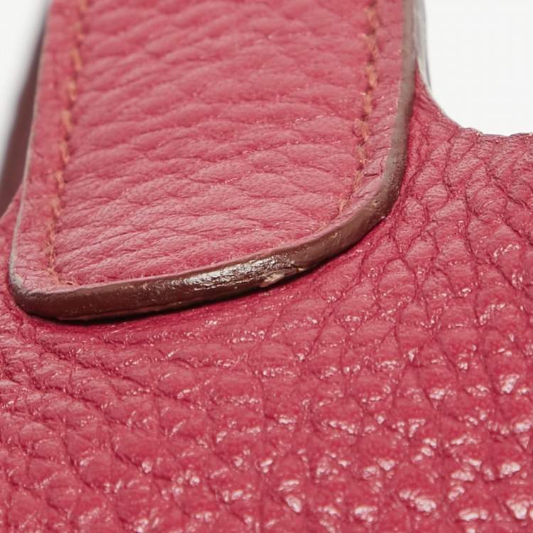 Pre Owned Hermes Tosca Taurillon Clemence Leather Picotin Lock 18 Bag