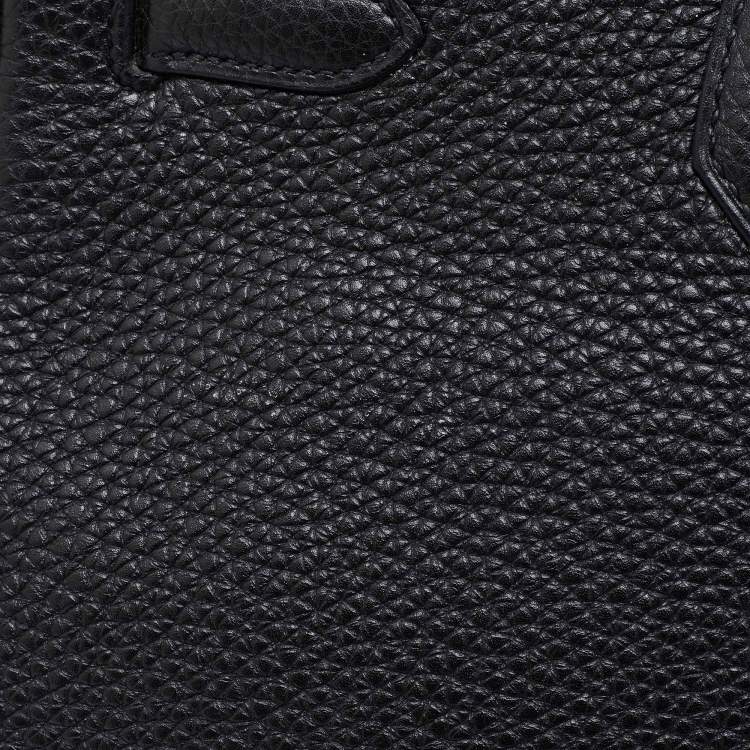 Pre Owned Hermès Black Togo Leather Gold Finish Birkin 35 Bag