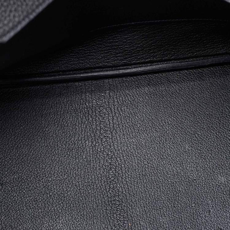Pre Owned Hermès Black Togo Leather Gold Finish Birkin 35 Bag