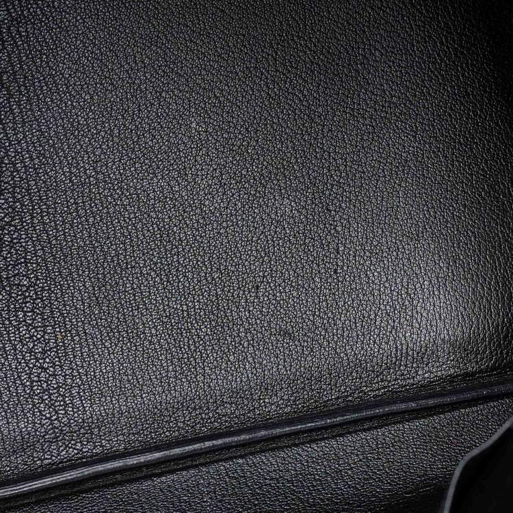 Pre Owned Hermès Black Togo Leather Gold Finish Birkin 35 Bag