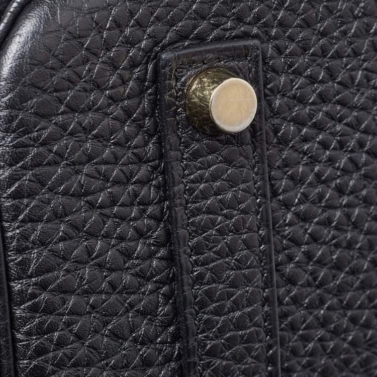 Pre Owned Hermès Black Togo Leather Gold Finish Birkin 35 Bag