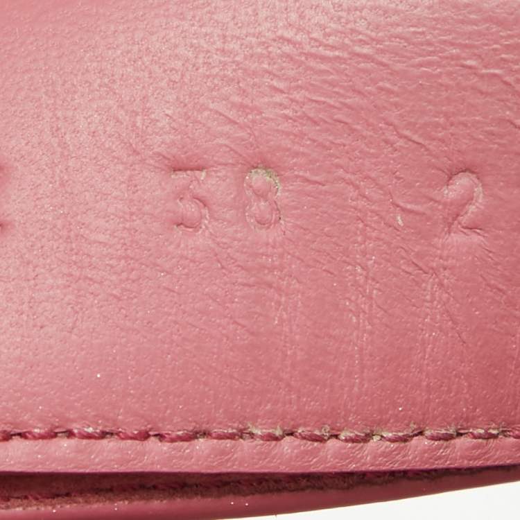 Pre Owned Hermes Pink Suede Chypre Flat Slides Size 38