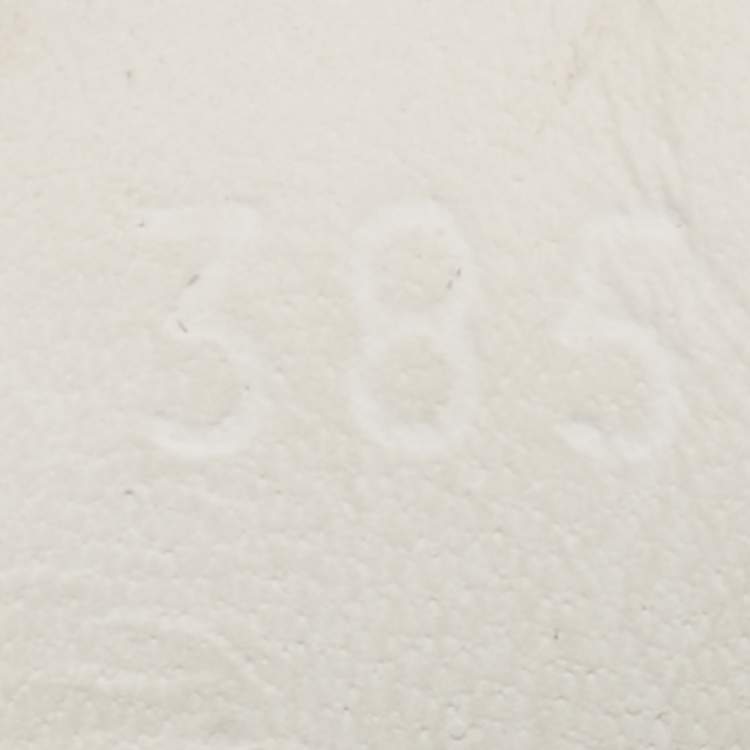 مملوكة مسبقًا Hermes White/Grey Suede and Mesh Bouncing Sneakers Size 38.5