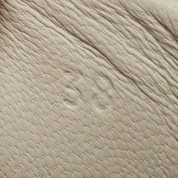 Pre Owned Hermes Beige Leather and Suede Bouncing Low Top Sneakers Size 38