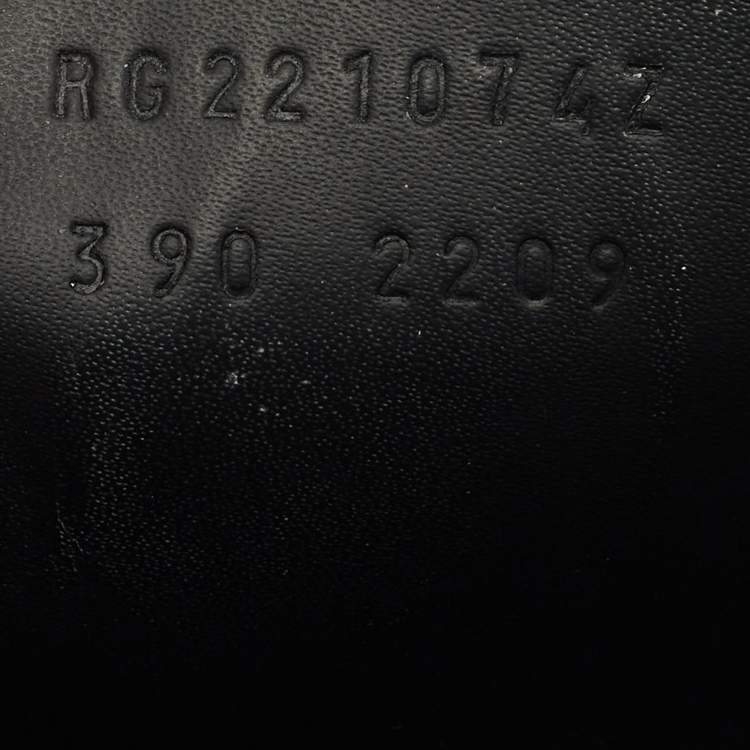 Pre Owned Hermes Black Leather Empire Sandals Size 39