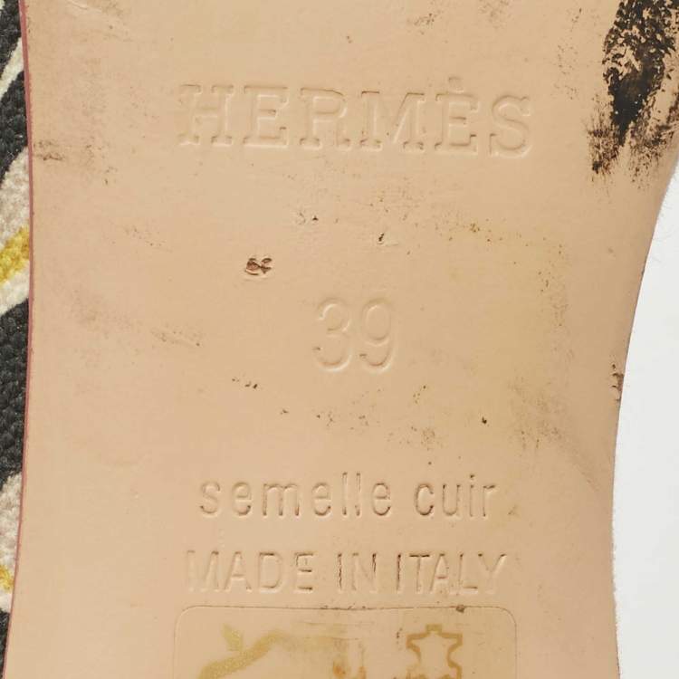 Pre Owned Hermes Pink Suede Oasis Slide Sandals Size 39