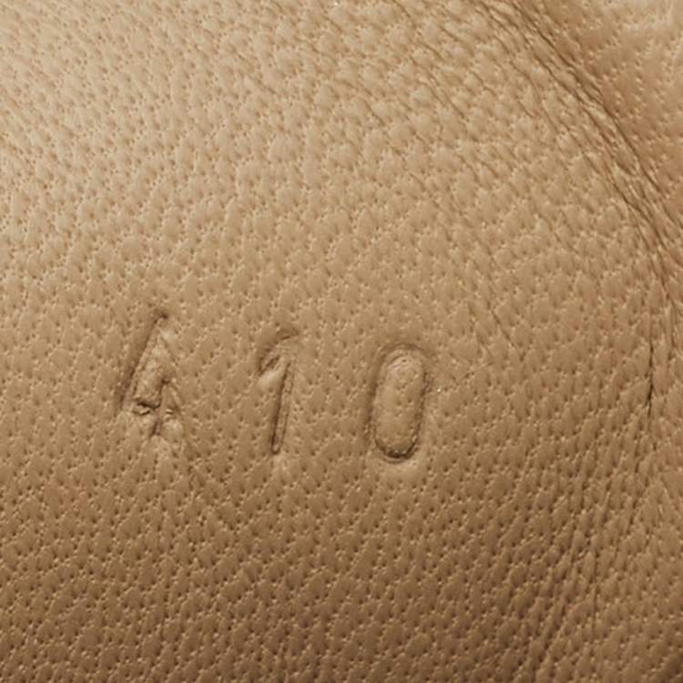 Pre Owned Hermès White/Blue Leather Quicker Lace Up Sneakers Size 41