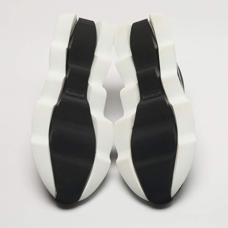 مملوكة مسبقًا Hermes Envol Size 39 Black Canvas and Suede Low Top Sneakers