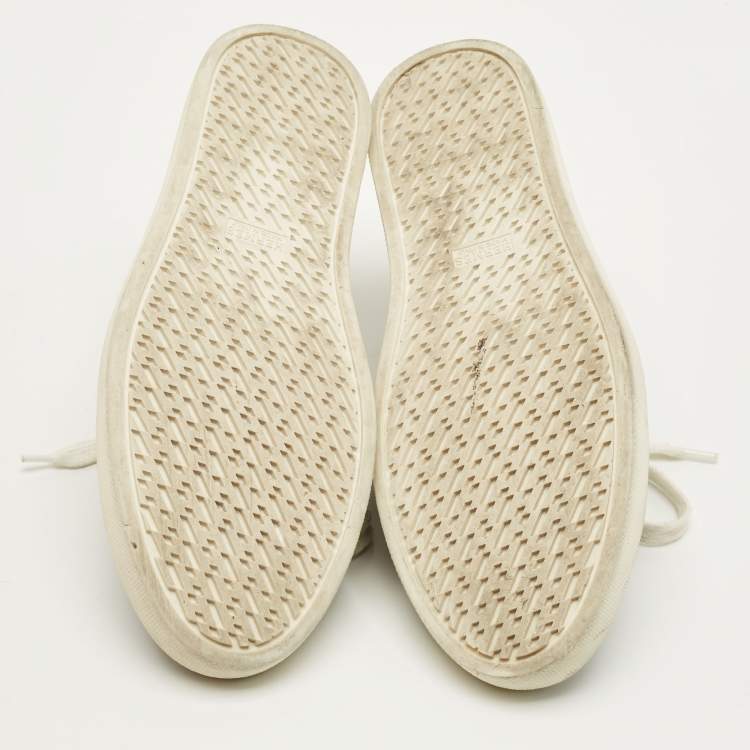 مملوكة مسبقًا Hermes Day Size 40 Black Leather Lace Up Sneakers