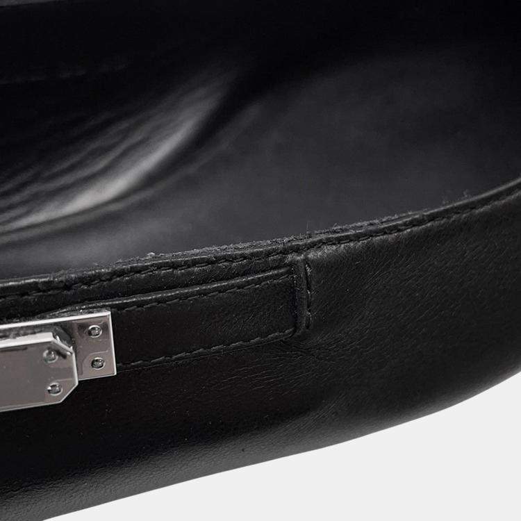 Pre Owned Hermes Pumps Lovely Blackh252121Z Leather Size 37