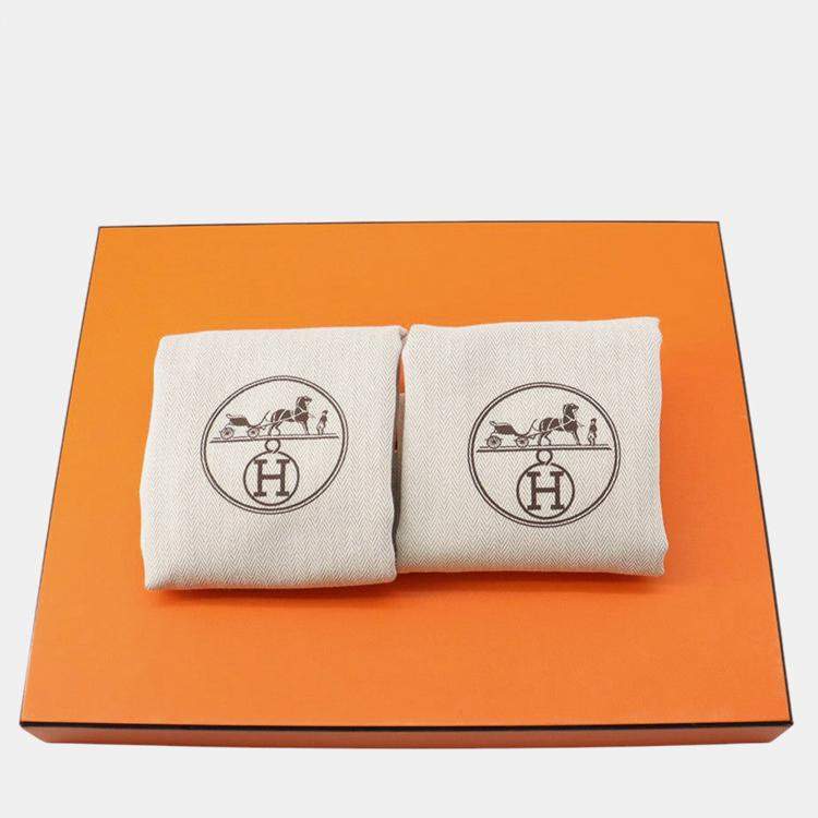 Pre Owned Hermes Jenna Short Boots Black Knit Schnee Calf Leather Size 37