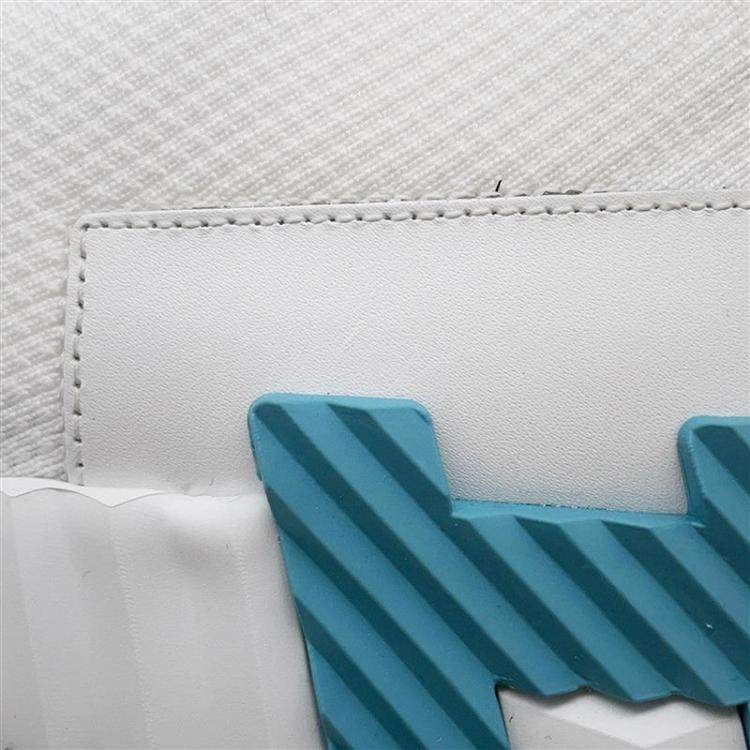 Pre Owned Hermes Sneakers Lift Multicolor / White Knit Calf Leather Size 38.5