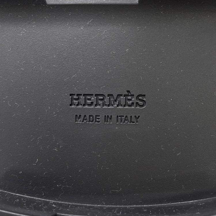 Pre Owned Hermes Clement Mocassins Beige Galet Calf Leather Size 38 1/2